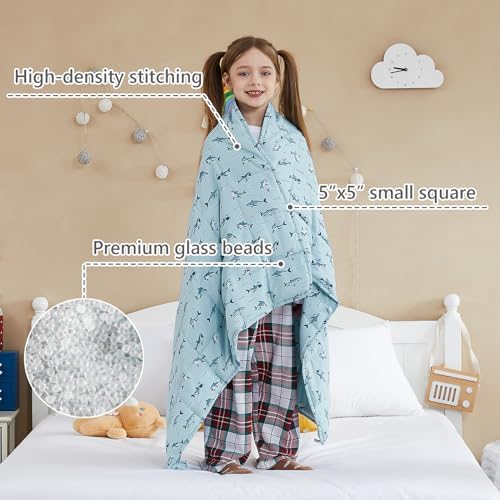 L'AGRATY Weighted Blanket - 36"x48" 3lbs Microfiber Material with Glass Beads Small Blanket for All-Season Summer Fall Winter Soft Thick - Image 3