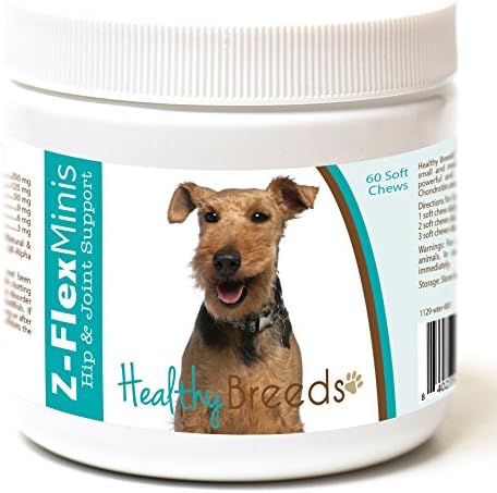 Healthy Breeds Welsh Terrier Z-Flex Minis Hip and Joint Support Soft Chews 60 Count by HealthyBreeds