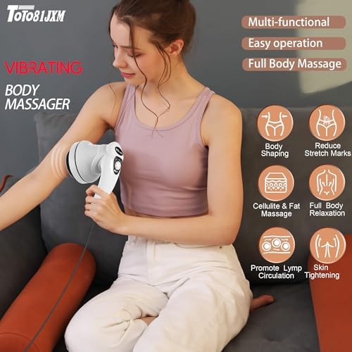 TOTO81JXM Cellulite Massager – Body Sculpting Machine with Lymphatic Drainage & Skin Tightening for Belly Butt Stomach Legs Arms Fat, Lipo Roller Massager After Surgery, Widearea & Adjustable Speed. - Image 2