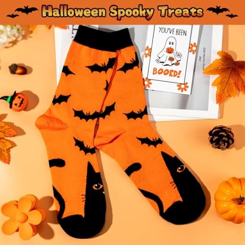 Halloween Gifts for Women Teen Girls, Pumpkin Boo Basket Stuffers - Image 4
