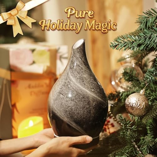 Porseme Essential Oil Diffuser 280ml Handmade Glass Diffuser 7H Runtime - Image 6