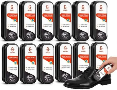 Loopeer 12Pcs Shoe Shine Sponge, Instant Leather Care by Loopeer