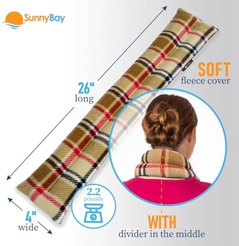 SunnyBay Heating Pad, Neck and Shoulder Wrap, 26x4 inch, London - Image 4