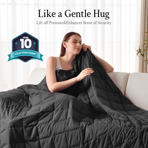 Topblan Cooling Weighted Blanket for Adults, 20 lbs 60 x 80 Queen Size Bed - Image 4