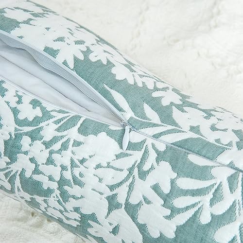 Buckwheat Neck Support Pillow Cervical Neck Cylinder Bolster Pillow,Buckwheat Hulls Adjustable Roll Pillow,Neck Pain Relief for Back and Side Sleepers Round Pillows for Lunch Break Green, 6*15 inch - Image 6