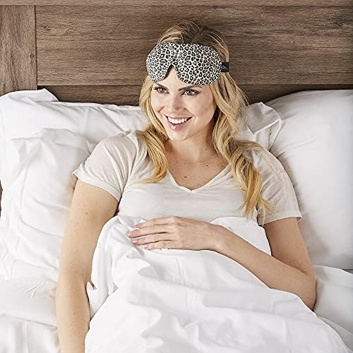 Bucky 40 Blinks No Pressure Printed Eye Mask for Travel & Sleep, Leopard, One Size (Pack of 2) - Image 4