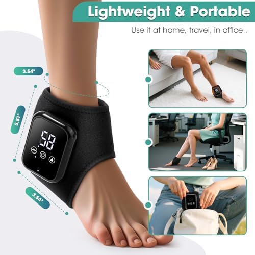 2PCS Foot Massager for Neuropathy, 3-in-1 Cordless Foot and Ankle Massager for Heel, Arch & Ankle Relief, 2000mAh Rechargeable - Image 6