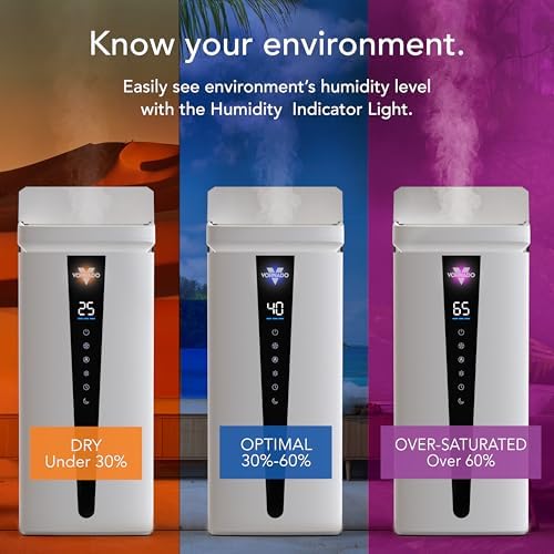 Vornado MISTIC 6 Whole Room Ultrasonic Humidifier, Top-Fill, Aromatherapy, 1.5-Gallon Tank, 3-Gallon Output, Warm or Cool Mist Humidifier, Automatic Humidity Control, Included Scent Pads - Image 6