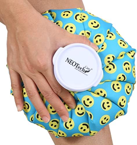 Neotech Care Ice Bag with Screw Top Lid (Smiley Face Design, 8 inch) by NEOtechCare