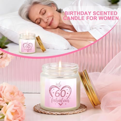 60th Birthday Gifts for Women, Vintage 1966 Birthdays Gift For Her, Cool 60 Year Old Birthday Gifts Set For Mom Wife Sister Friends Coworkers, Unique Gift Ideas With Tumbler Greeting Card Tote Bag - Image 4