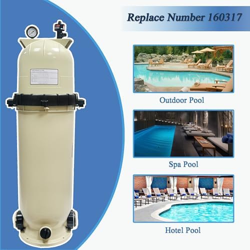 EC-160317 Cartridge Pool Filter,100 sq ft‌100GPM Fit for Pentair CC150 - Image 6