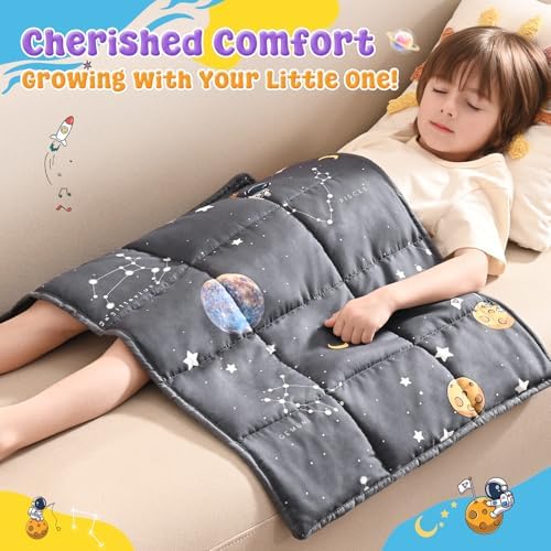 Weighted Lap Pad 2 Pounds, 20"*30", Cooling Weighted Blanket for Travel - Image 3