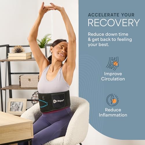Lifepro Allevared Pro Red Light Therapy Belt with Pulse Modes & Vibration - Image 3