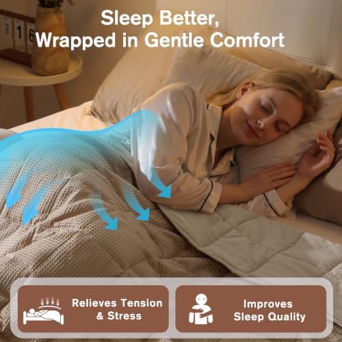 Topblan Cooling Weighted Blanket for Adults, 15lbs 48 x 72 for Summer - Image 2