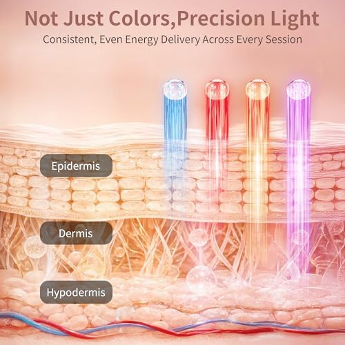 Red Light Therapy Face for Mask, 850nm NIR, Red & Blue for Home Skincare - Image 4