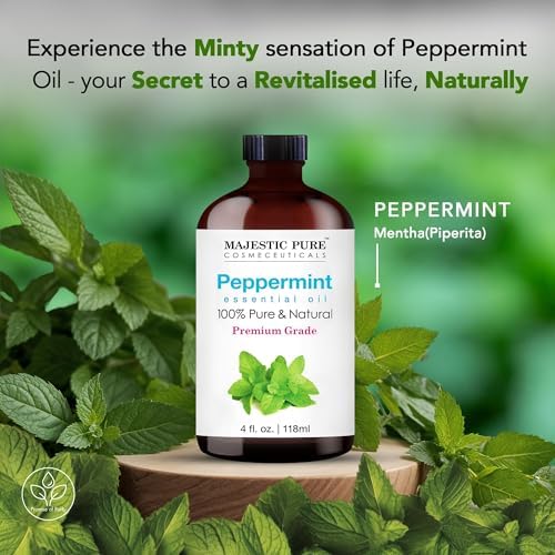 Majestic Pure Peppermint Essential Oil for Diffuser - 4 Fl Oz - Image 3