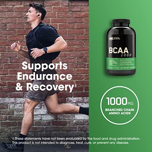 Optimum Nutrition BCAA Capsules, Keto Friendly, 1000mg, 400 Ct - Image 5
