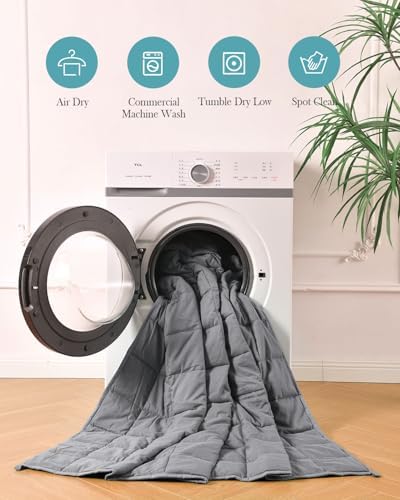 Topblan Cooling Weighted Blanket for Adults, 12 lbs 60 x 80 Queen Size Bed - Image 6