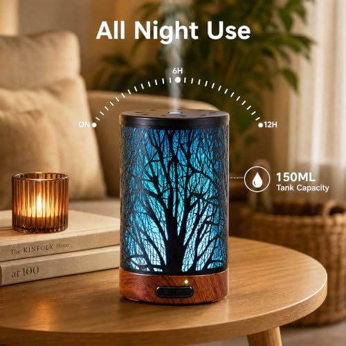 EQUSUPRO Essential Oil Diffuser for Home Fragrance & Aromatherapy 150ml - Image 6