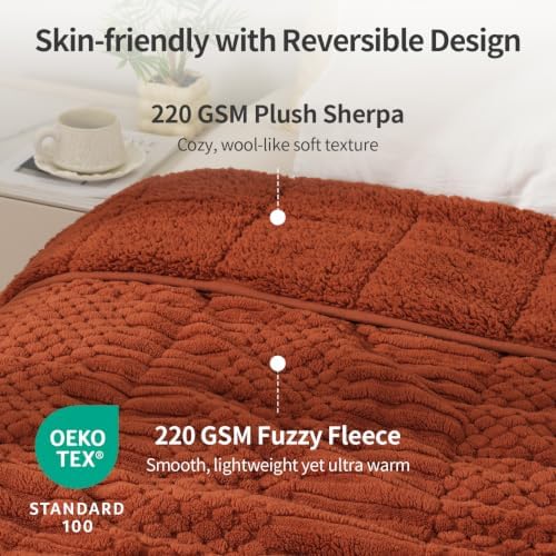 Uttermara Weighted Blankets for Adults Queen Size, 20lbs 60x80 inches - Image 2