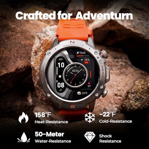 Running Smart Watch for Men, 1.43" AMOLED,5ATM Waterproof,170+ Sport Modes - Image 2