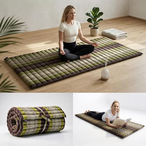 Leewadee Thai Roll Mat 75 x 28 inches Kapok Firm by Leewadee