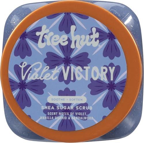 Tree Hut Body Scrub for Women, Violet Victory, 18 Oz - Image 2