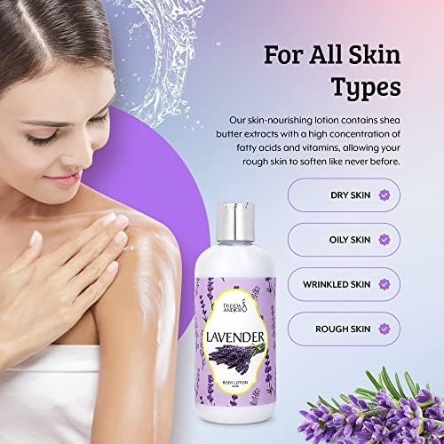Home Spa Gift Deep Moisturizing Fragrance Body Lotion - (Lavender) - Image 5