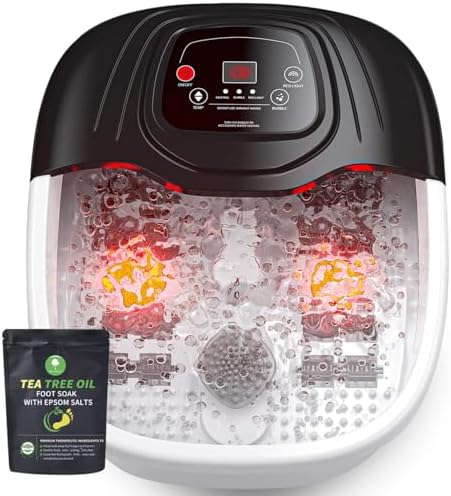 Foot Soaking Tub, Foot Spa Bath Massager with Heat, Bubbles by Unknown