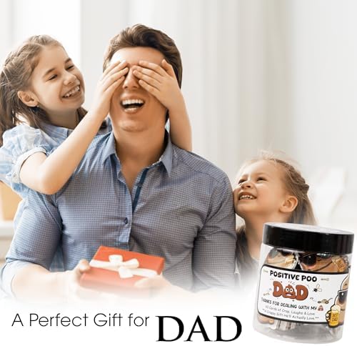 Positive Jar, Affirmation Jar, Emotional Support Jars, Decorative Jars (Poo Dad) - Image 3