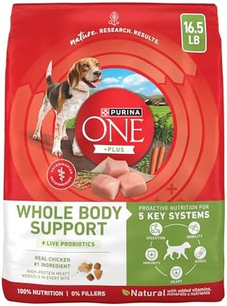Purina ONE Plus Whole Body Support with Chicken Dry Dog Food, 16.5 lb Bag by PurinaONE