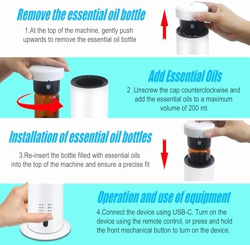 Waterless Scent Essential Oil Diffuser for Hotel,Whole House,Large Room, Office，Home，200ML Large Capacity, Covering 1500 Square feet - Image 6
