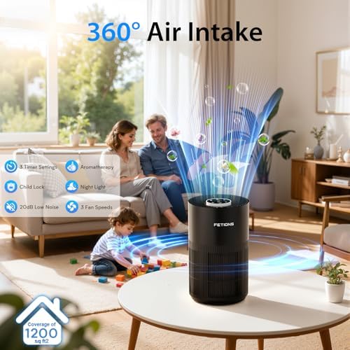 Air Purifiers for Bedroom Home up to 1200Ft²,Small Air Purifier for Home - Image 3