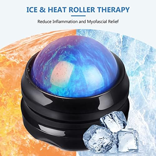 Massage Roller Ball, Neck Massager for Pain Relief, Deep Tissue Massage Tool, Sore Muscle Relief, Lymphatic Drainage, Tummy Tuck Post Surgery Supplies (Blue) - Image 3