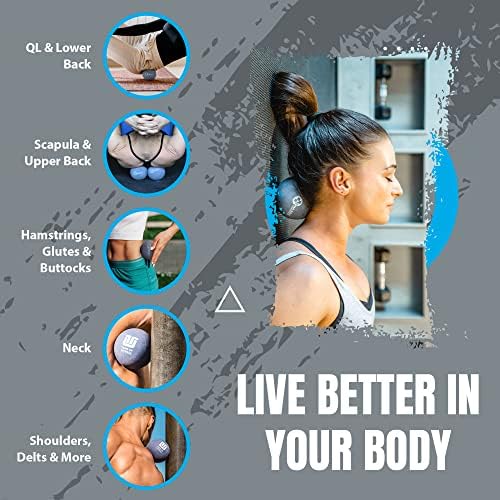 Tune Up Fitness – Alpha Ball | Large Therapy Ball | Massage Ball for Myofascial Release, Pain Relief - Back, Shoulders, Hamstrings, Hips, Glutes - Image 5