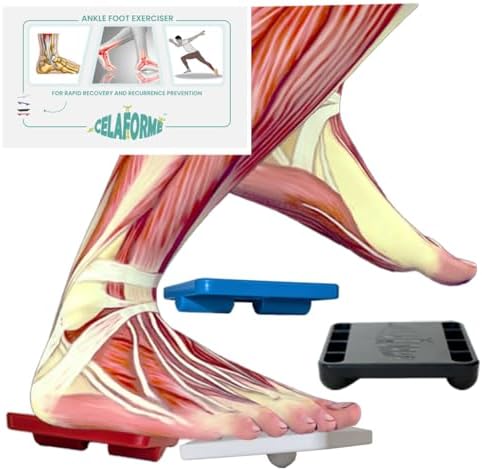 Ankle Foot Exerciser® Ankle Strengthener for ankle sprain relief, Foot Strengthener for plantar fasciitis; Ankle mobility, Posture corrector, Proprioception by AnkleFootExerciser