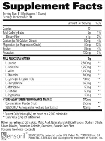 GAT SPORT FLEXX EAAs, Blue Razz, 12.5 oz (30 Servings) - Image 2