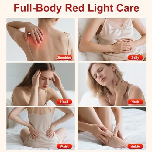 Red Light Therapy for Body Face, Infrared Light Therapy Lamp with Adjustable Stand, 660nm and 850nm Near Infrared LED Lights Panel, Red Infrared Lamp for Full Body - Image 3