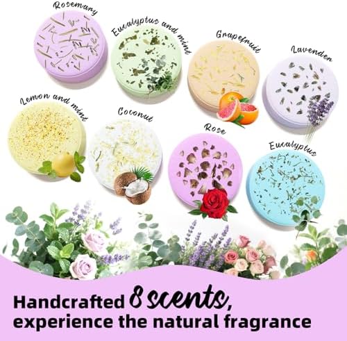Shower Steamers Aromatherapy -8 Pack Gifts for Women Shower Bombs Tablets,Self Care Relaxation Home SPA ，Christmas Stocking Stuffers Gifts for Women Adults Her Mom Him Men with Natural Essential Oils - Image 3