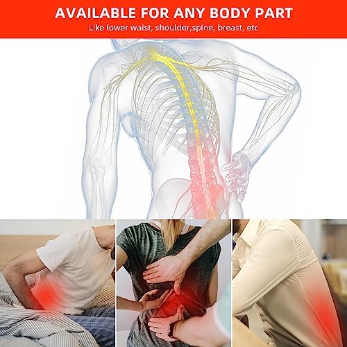 bonodave Red Light Therapy Pad for Body Back Knee Shoulder Hands Feet 660nm 850nm Home Use 3 Chips in 1 Infrared Wrap Belt Gift for Women Men (Corded) - Image 5