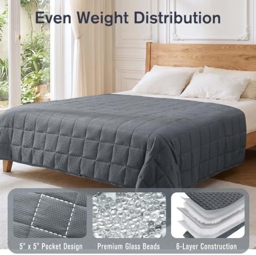 Topblan Cooling Weighted Blanket for Adults, 12lbs 48 x 72 for Summer - Image 5