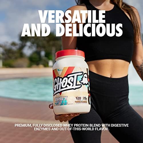 GHOST Whey Protein Powder, Coffee Ice Cream - 2LB, 25G of Protein - Image 2