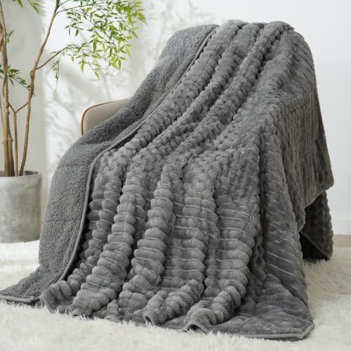 Topblan Weighted Blanket for Adults King Size 80 x 87 15lbs, Sherpa Fleece by Topblan