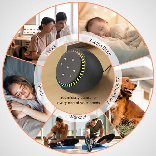 DreamSky Sound Machine for Sleep, White Noise for Sleeping Adults & Baby - Image 6