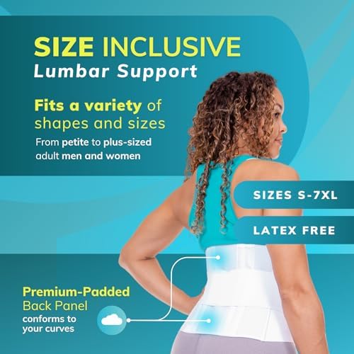 BraceAbility Plus Size 6XL Bariatric Back Brace - Obese Support Girdle for Lower Lumbar Back Pain in Big and Tall, Extra Large, Heavy or Overweight Men and Women (Fits 73"-80") - Image 4