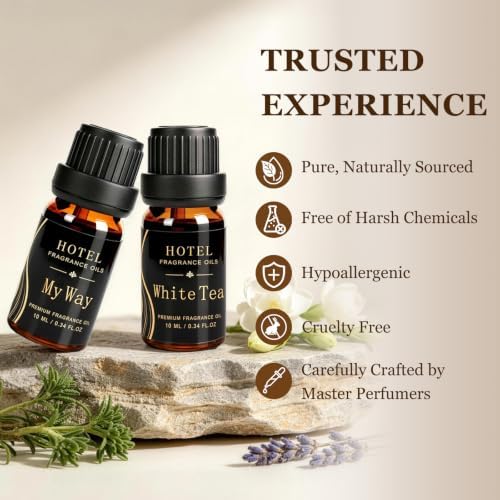Hotel Collection Diffuser Essential Oil Gift Set, Luxury 5-Star - Image 3