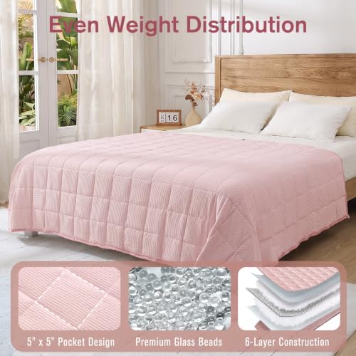 Topblan Cooling Weighted Blanket for Adults, 20lbs 60 x 80 for Summer - Image 5