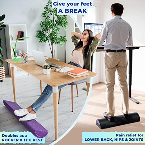 Yes4All High-Density EPP Half Round Back Roller Foam, Exercise Foam Roller for Yoga, Pilates & Stretching - 12, 18, 24, 36 inch - Image 5