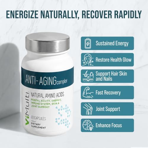 ViMulti Anti-Aging Complex Amino Acid Dietary Supplement, 2 Pack of 60 - Image 4