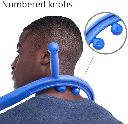 Body Back Buddy Elite Back Massager & Neck Massager for Pain Relief, Blue - Image 2